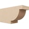 Ekena Millwork 4in. W x 6in. H x 12in. L Alpine Woodgrain TimberThane Rafter Tail, Primed Tan RFTUR04X06X12ALPRCPR - alternate 1